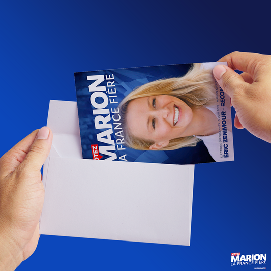 Carte Postale VOTEZ MARION LA FRANCE FIÈRE